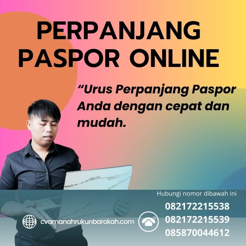 Perpanjang Paspor Online Perpanjang paspor online