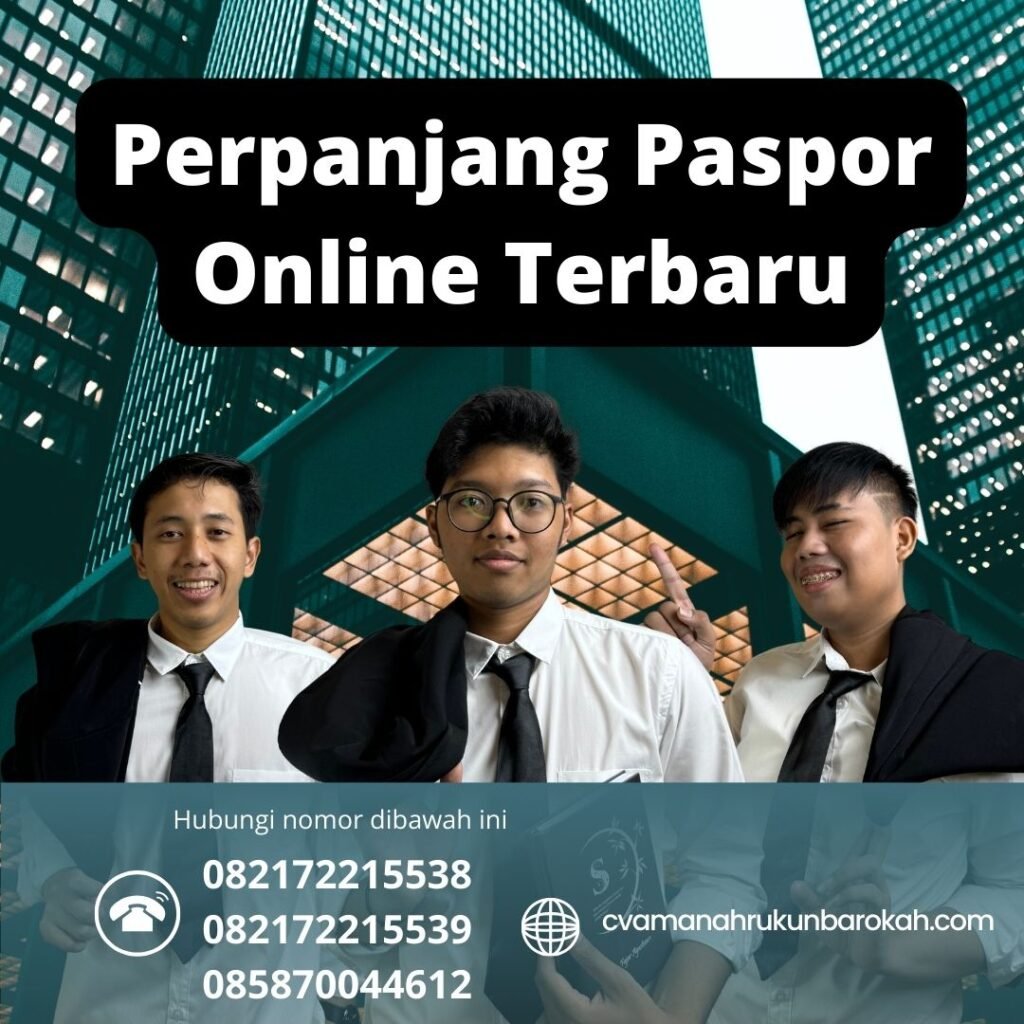 Perpanjang Paspor Online Terbaru Perpanjang paspor online terbaru