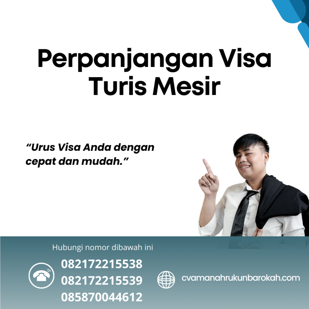 Perpanjangan Visa Turis Mesir