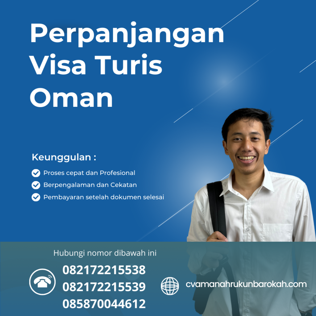 Perpanjangan Visa Turis Oman Perpanjangan Visa Turis Oman