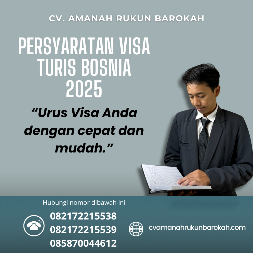 Persyaratan Visa Turis Bosnia 2025