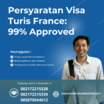 Persyaratan Visa Turis France 99% Approved