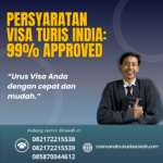 Persyaratan Visa Turis India 99% Approved