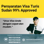 Persyaratan Visa Turis Sudan 99% Approved
