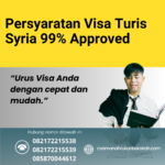Persyaratan Visa Turis Syria 99% Approved