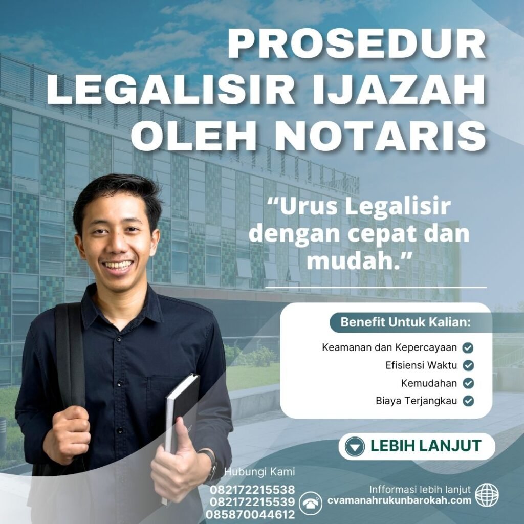 Prosedur Legalisir Ijazah oleh Notaris Prosedur Legalisir Ijazah Oleh Notaris