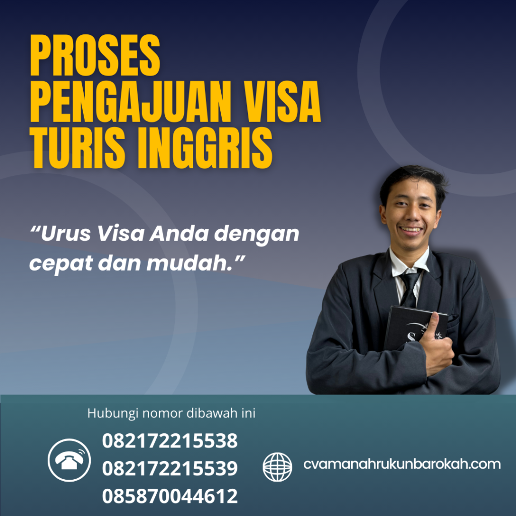 Proses Pengajuan Visa Turis Inggris Proses Pengajuan Visa Turis Inggris