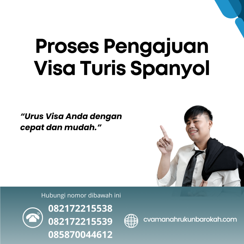 Proses Pengajuan Visa Turis Spanyol