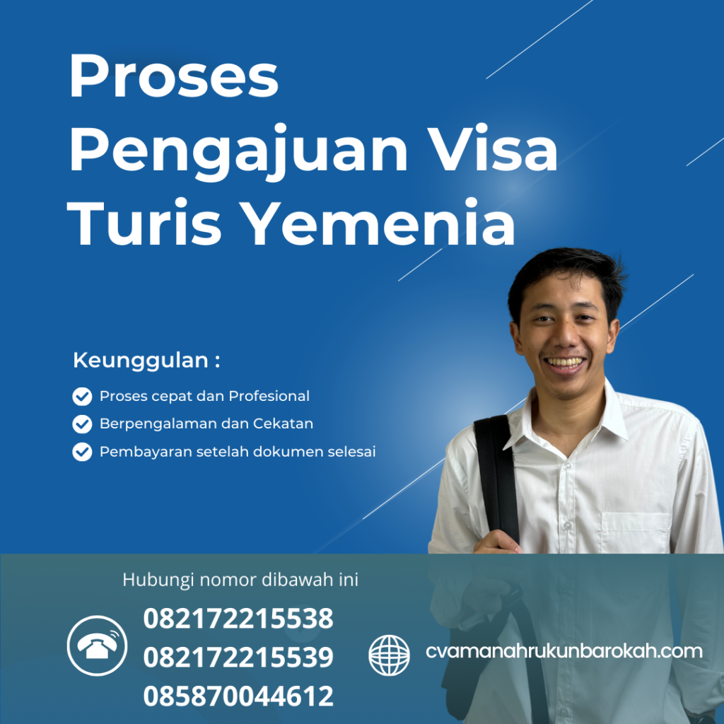 Proses Pengajuan Visa Turis Yemenia