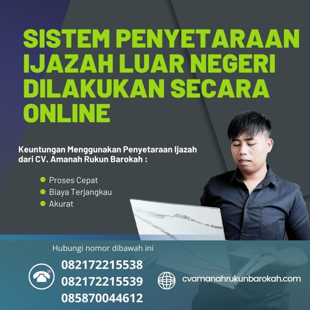 Sistem penyetaraan ijazah luar negeri dilakukan secara online