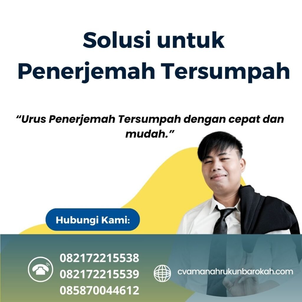 Solusi untuk Penerjemah Tersumpah Solusi Untuk Penerjemah Tersumpah