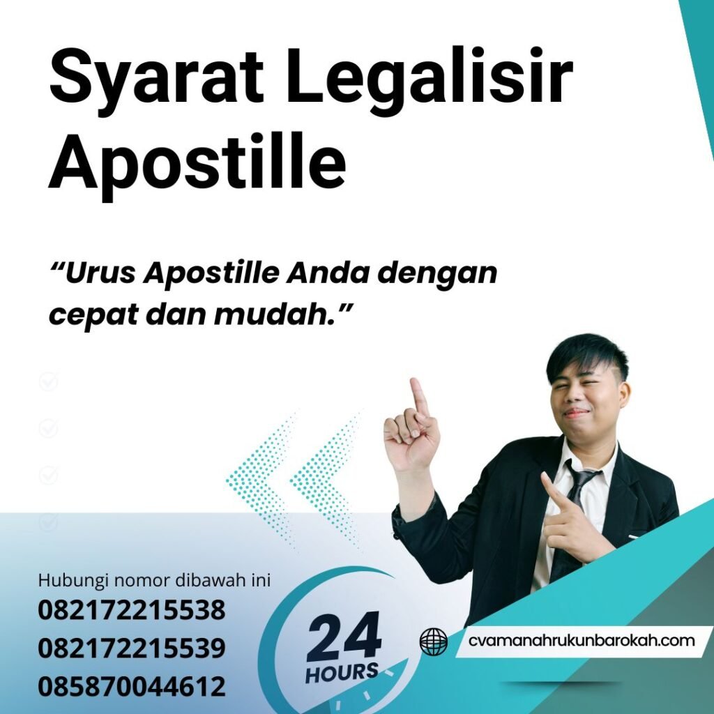 Syarat Legalisir Apostille Syarat Legalisir Apostille