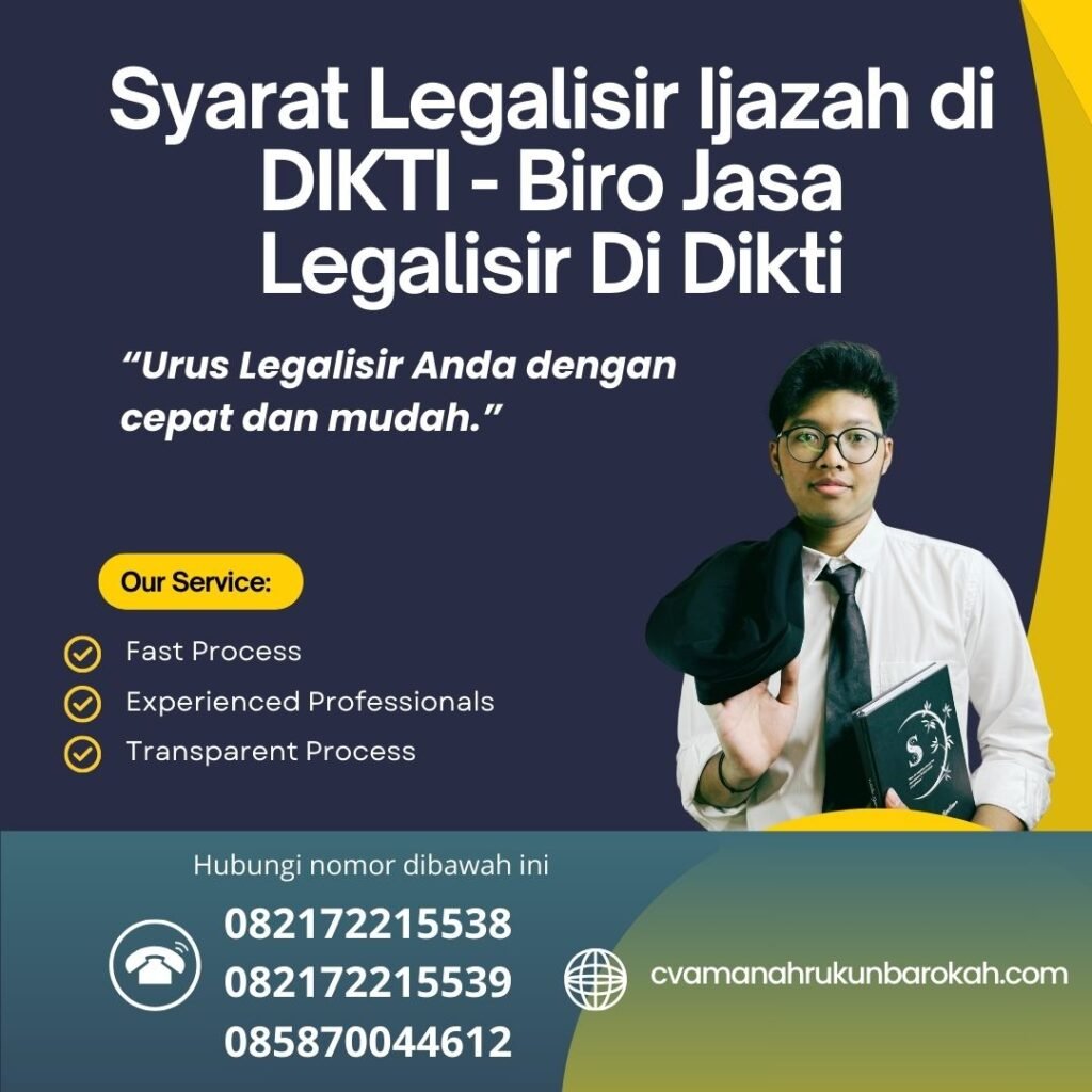 Syarat Legalisir Ijazah di DIKTI - Biro Jasa Legalisir Di Dikti Syarat Legalisir Ijazah di Dikti Biro Jasa Legalisir Di Dikti