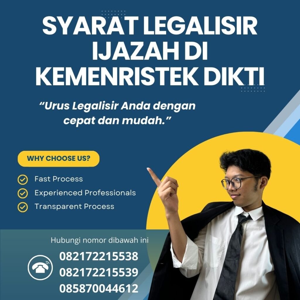 Syarat Legalisir Ijazah di Kemenristek Dikti Syarat Legalisir Ijazah Di Kemenristek Dikti