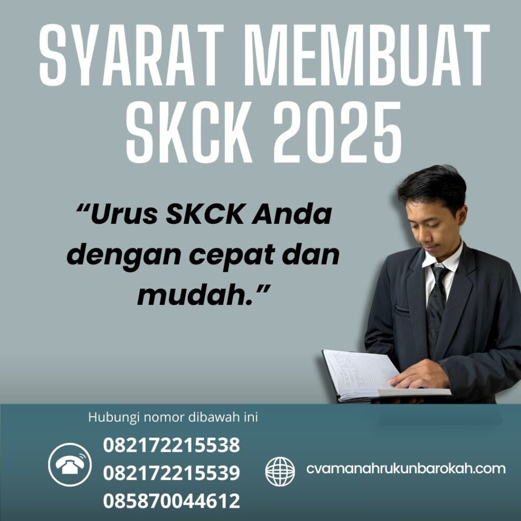 Syarat Membuat SKCK 2025 Syarat membuat skck 2025