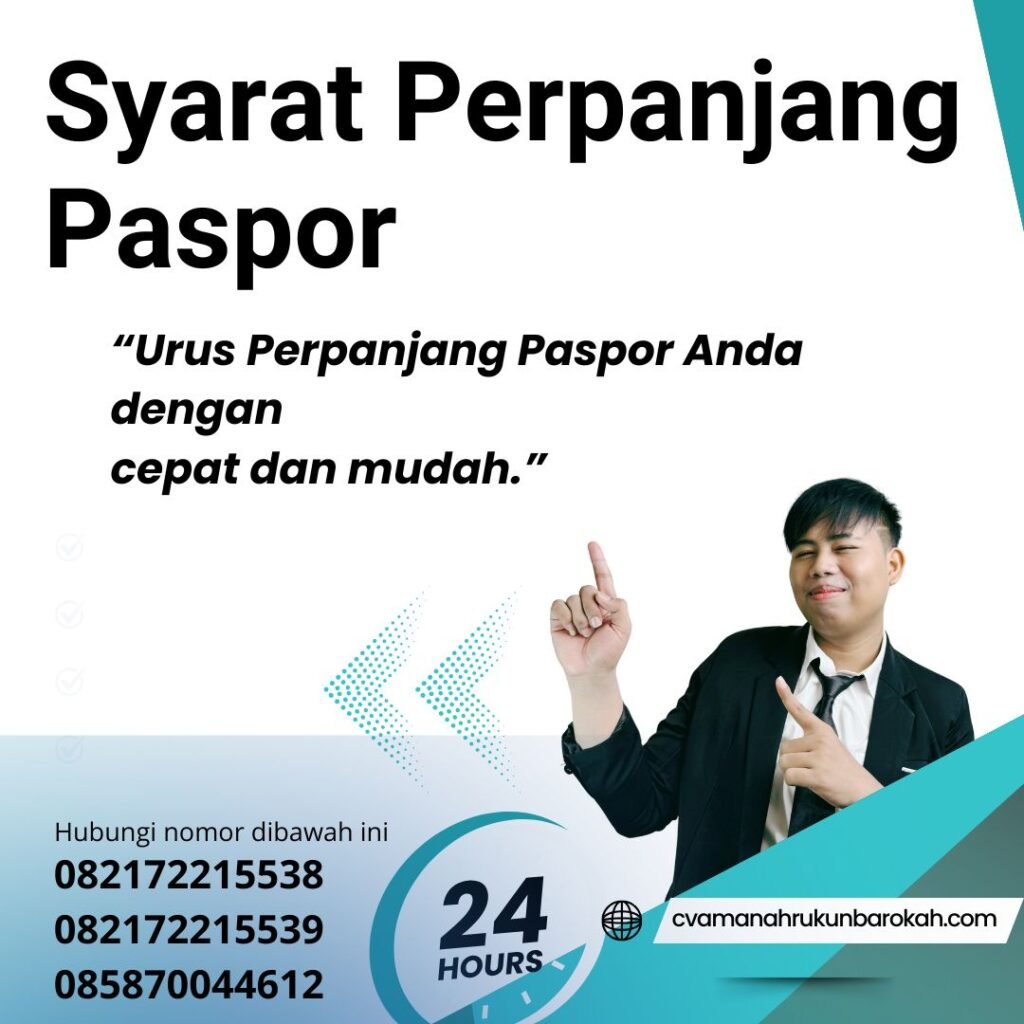 Syarat Perpanjang Paspor Syarat perpanjang paspor