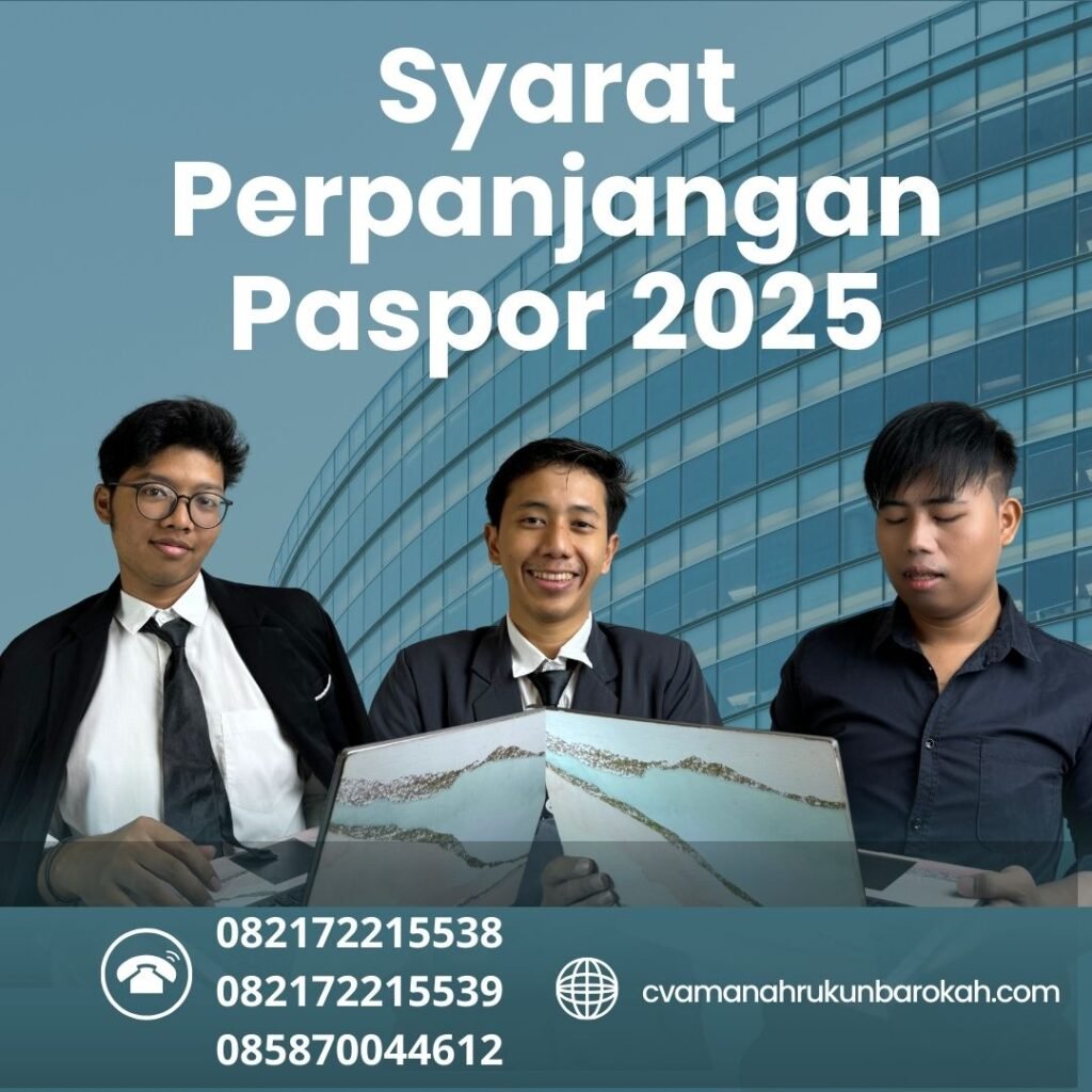 Syarat Perpanjangan Paspor 2025 Syarat perpanjangan paspor 2025