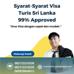 Syarat Syarat Visa Turis Sri Lanka 99% Approved