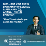 Biro jasa visa turis bahrain profesional & amanah – cv. amanah rukun barokah