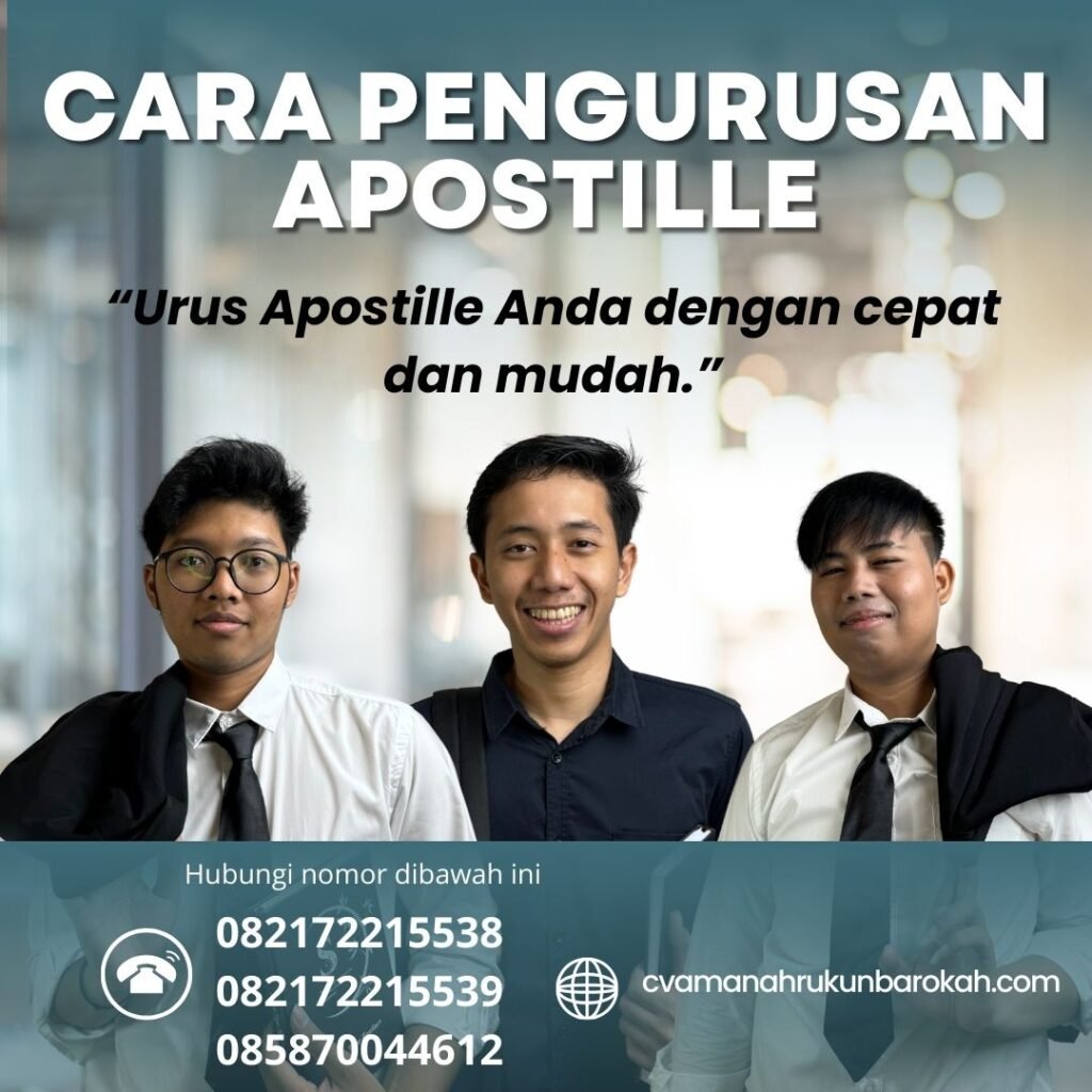 Cara Pengurusan Apostille Cara pengurusan apostille