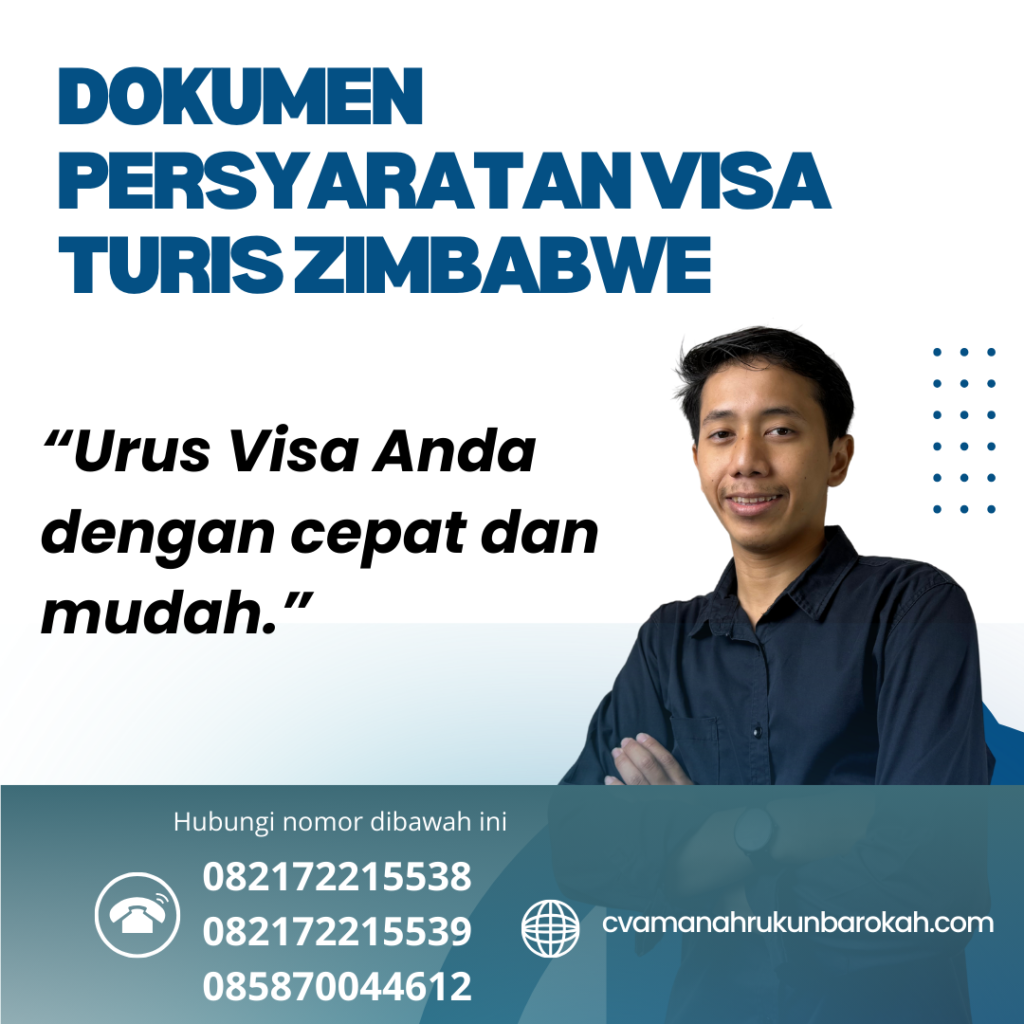 Dokumen persyaratan visa turis zimbabwe