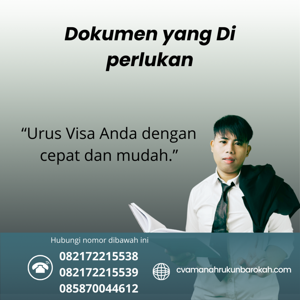 Dokumen yang Di perlukan Dokumen yang di perlukan