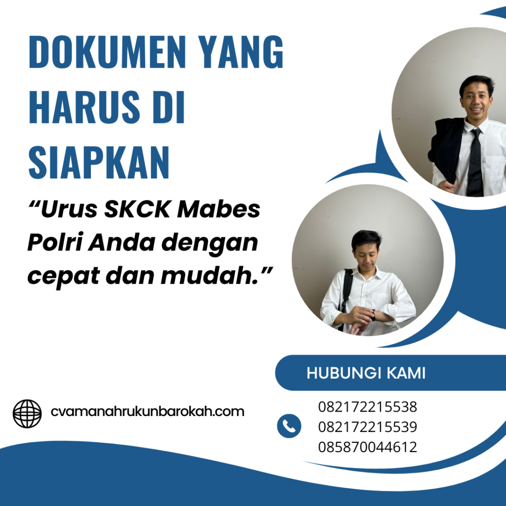 Dokumen yang harus di siapkan