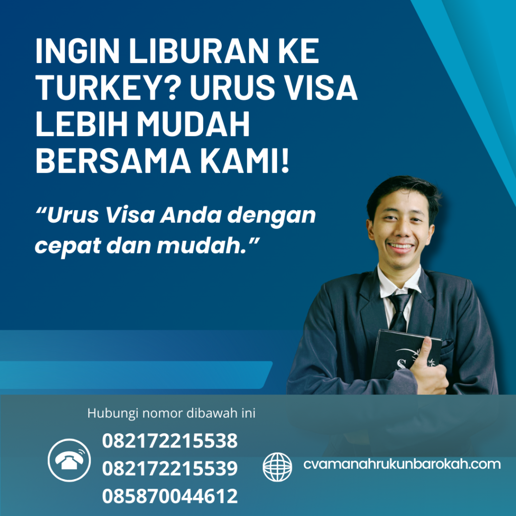 Ingin Liburan ke Turkey Urus Visa Lebih Mudah Bersama Kami! Ingin liburan ke turkey urus visa lebih mudah bersama kami!