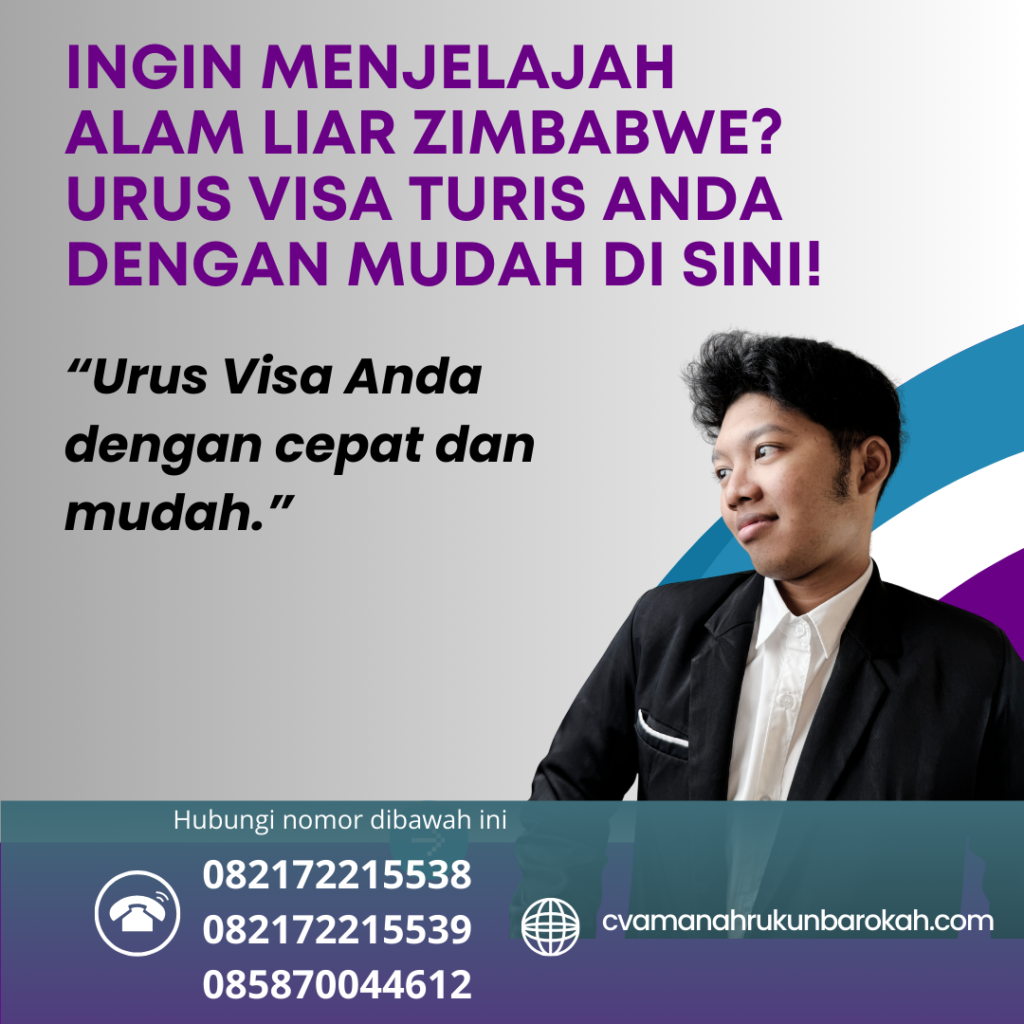 Ingin menjelajah alam liar zimbabwe urus visa turis anda dengan mudah di sini!