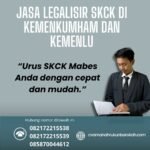 Jasa legalisir skck di kemenkumham dan kemenlu