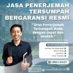 Jasa penerjemah tersumpah bergaransi resmi