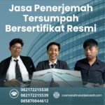 Jasa penerjemah tersumpah bersertifikat resmi