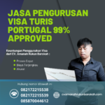 Jasa pengurusan visa turis portugal 99% approved