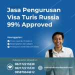 Jasa pengurusan visa turis russia 99% approved