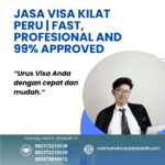 Jasa visa kilat peru fast, profesional and 99% approved