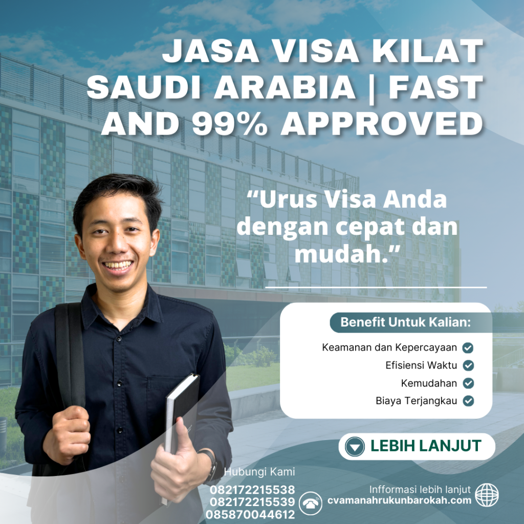 Jasa visa kilat saudi arabia fast and 99% approved