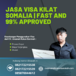 Jasa visa kilat somalia fast and 99% approved