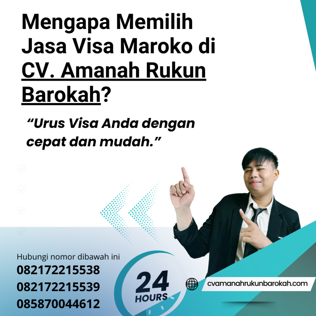 Mengapa memilih jasa visa maroko di cv. amanah rukun barokah