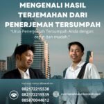 Mengenali hasil terjemahan dari penerjemah tersumpah