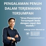 Pengalaman penuh dalam terjemahan tersumpah (1)
