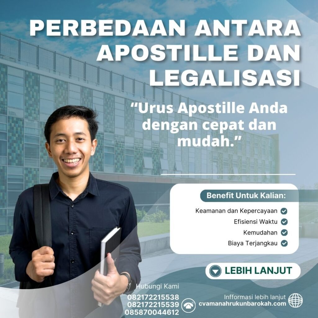 Perbedaan Antara Apostille dan Legalisasi Perbedaan antara apostille dan legalisasi