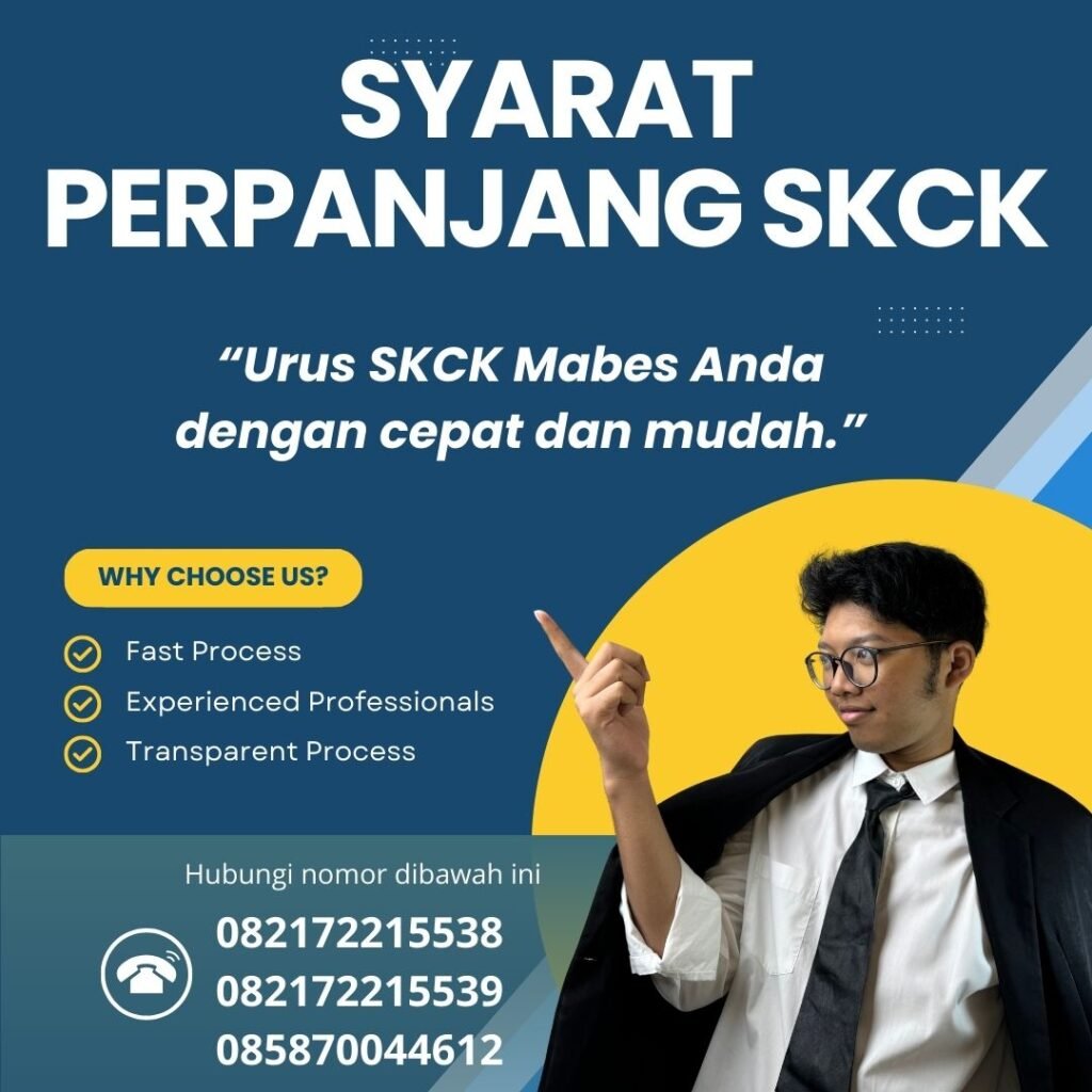 Syarat Perpanjang SKCK Syarat perpanjang skck