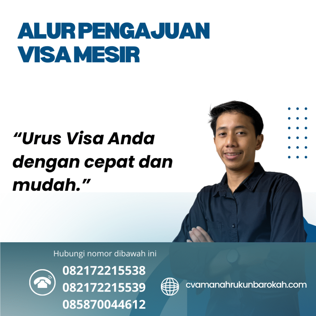 Alur Pengajuan Visa Mesir Alur pengajuan visa mesir