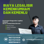 Biaya legalisir kemenkumham dan kemenlu