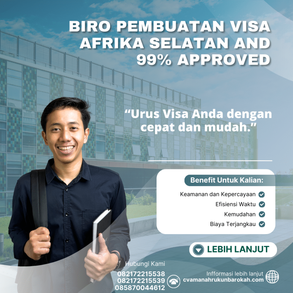 Biro pembuatan visa afrika selatan and 99% approved