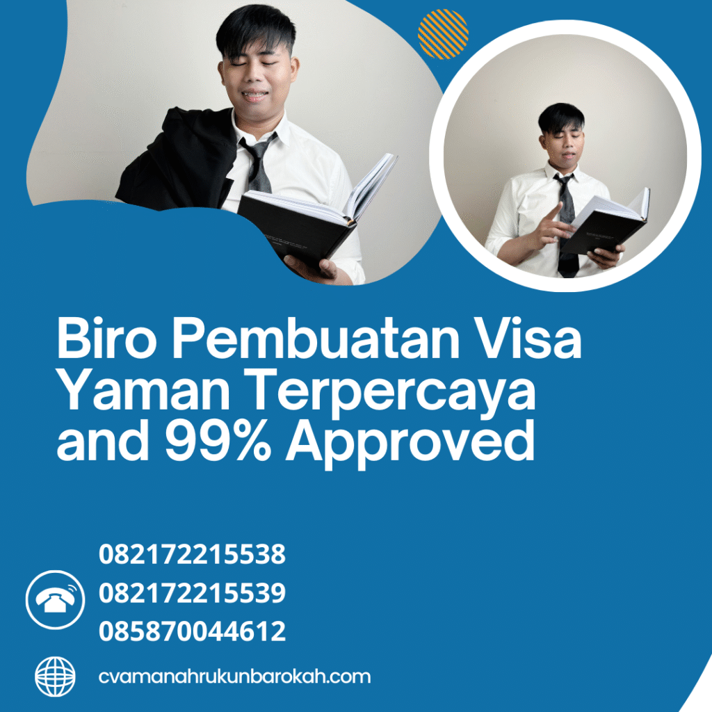 Biro pembuatan visa yaman terpercaya and 99% approved