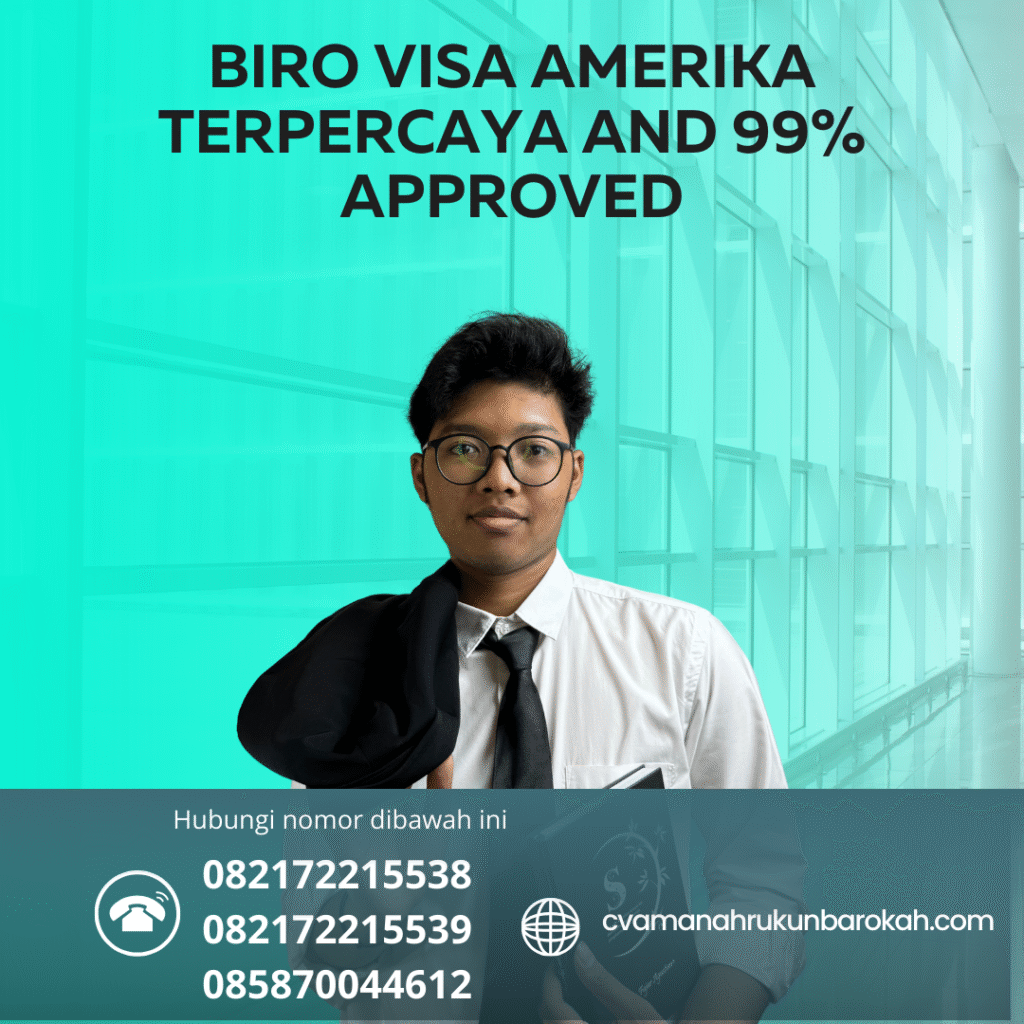 Biro visa amerika terpercaya and 99% approved
