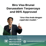 Biro visa brunei darussalam terpercaya and 99% approved