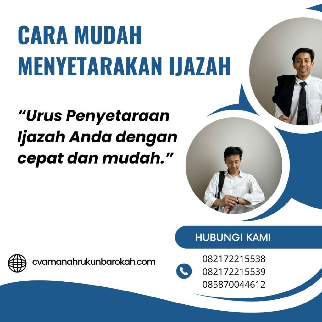 Cara Mudah Menyetarakan Ijazah Cara mudah menyetarakan ijazah