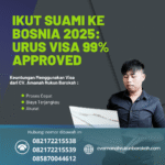 Ikut suami ke bosnia 2025 urus visa 99% approved